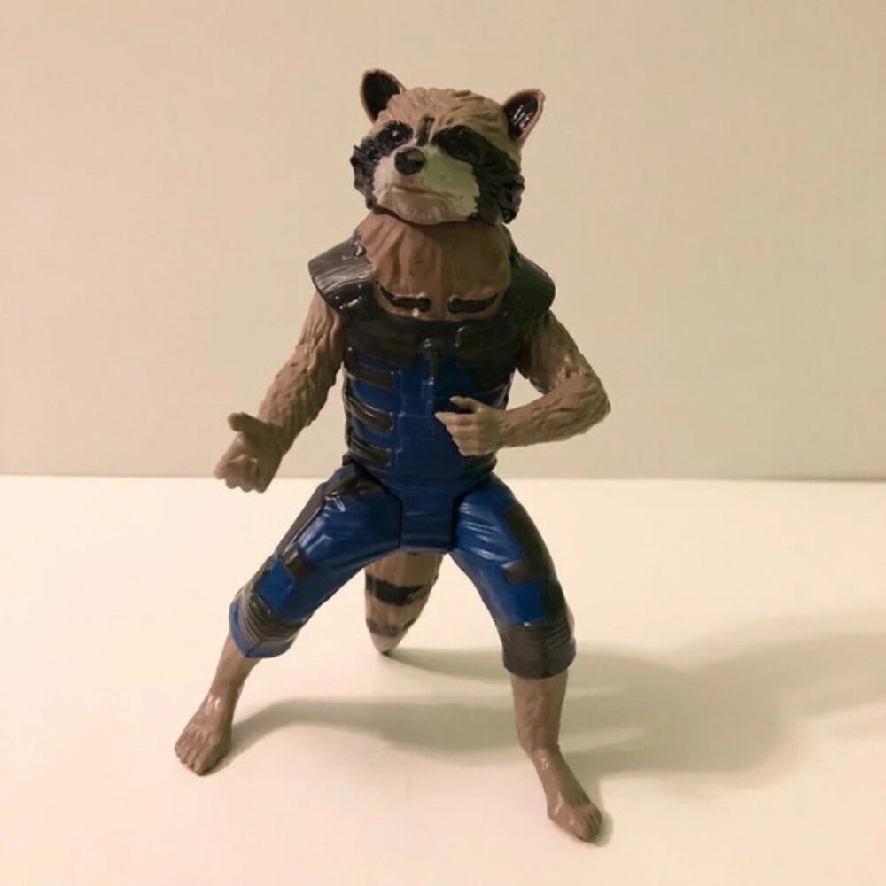 2014 Marvel Hasbro Guardians Of The Galaxy Rocket  Raccoon Action Figure 6 Inch